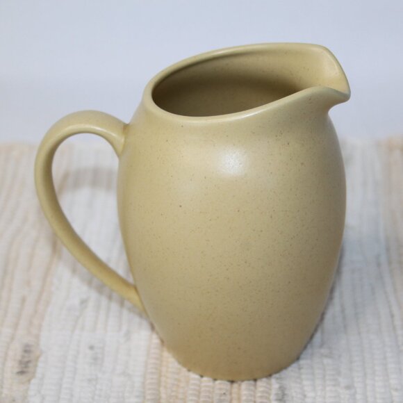 VTG NORITAKE COLORWAVE YELLOW CREAMER & COVERED SUGAR STONEWARE SPECKLED 8491 - Picture 4 of 13